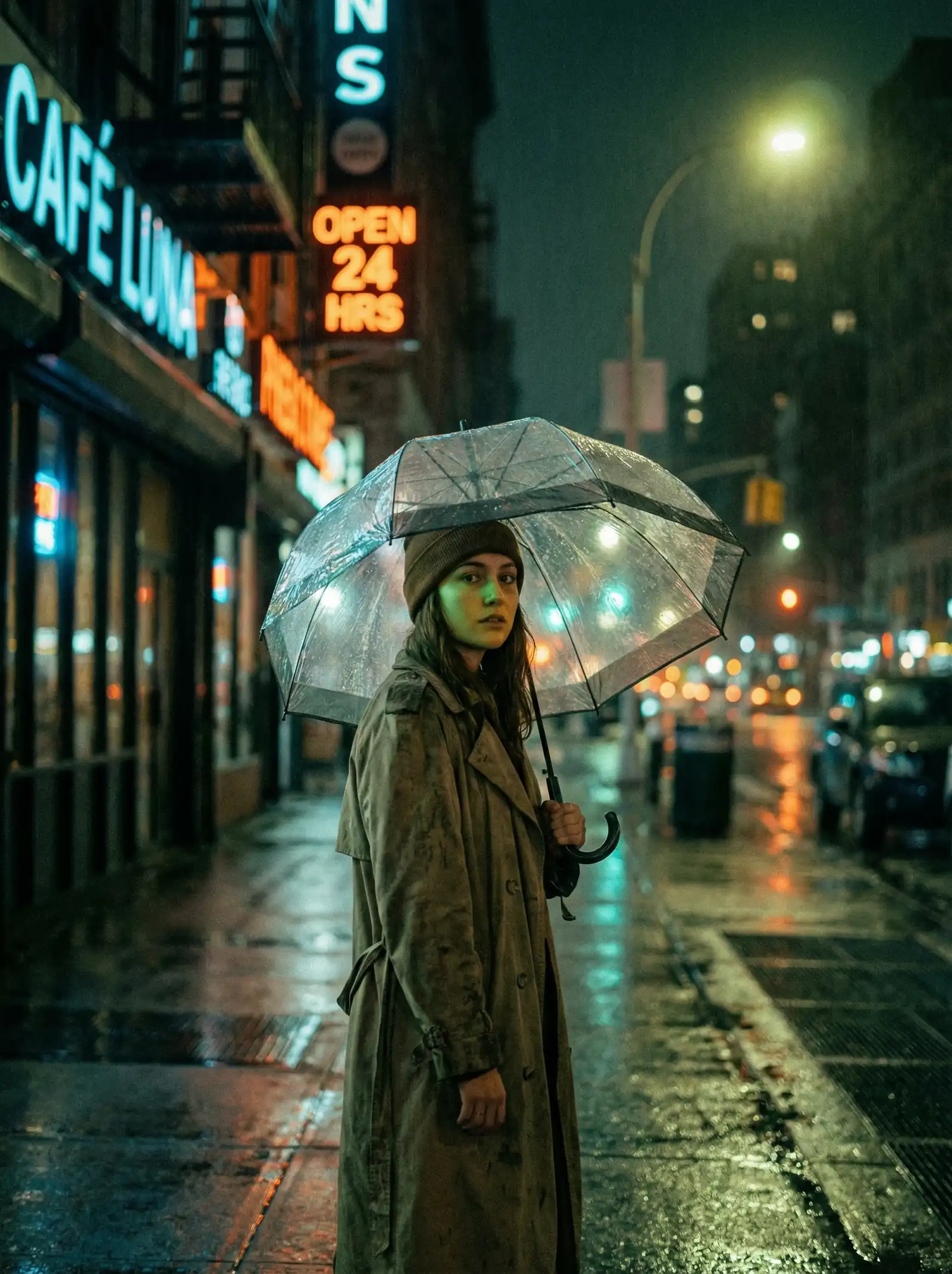 七海蒂娜 本周佳作 - 雨夜独行